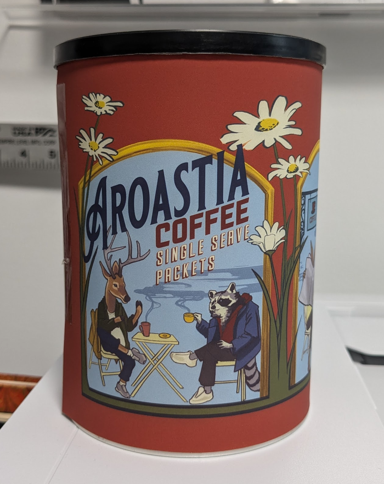 Aroastia Coffee label